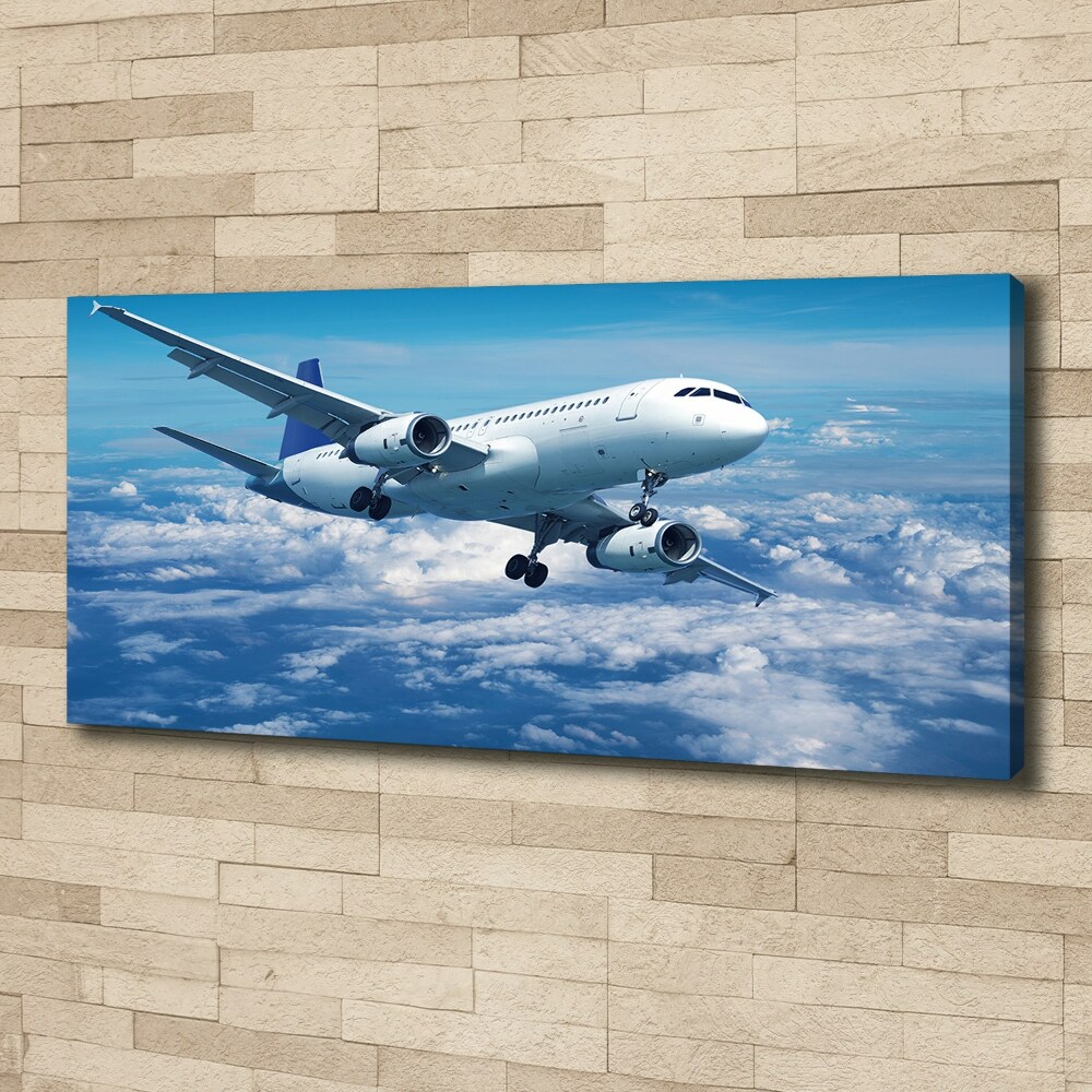 Tableau photo sur toile Avion dans les nuages