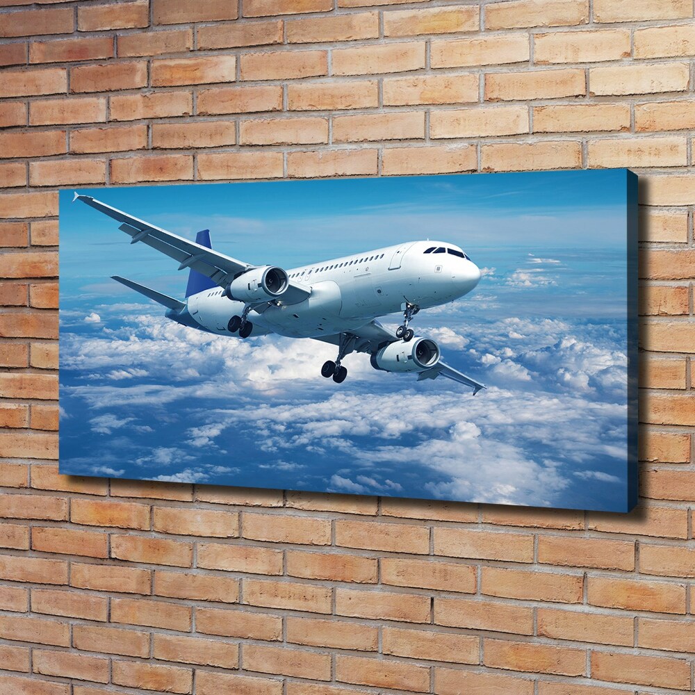 Tableau photo sur toile Avion dans les nuages