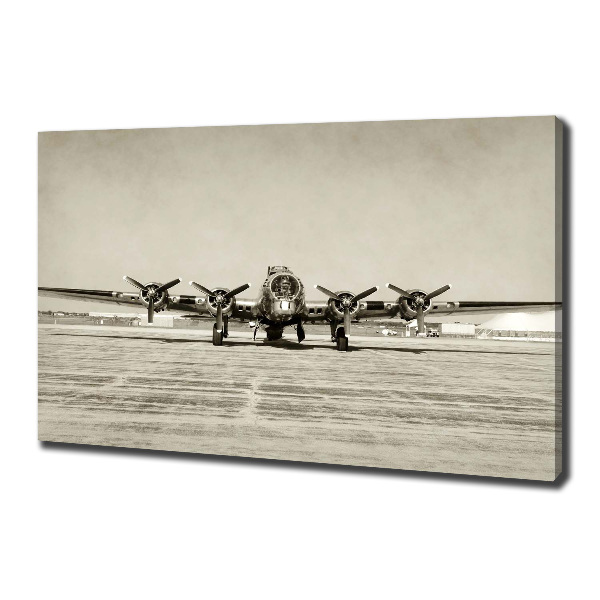 Tableau toile imprimée Vieux bombardier