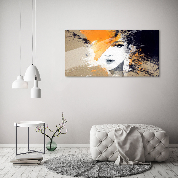 Tableau toile imprimée Portrait de femme