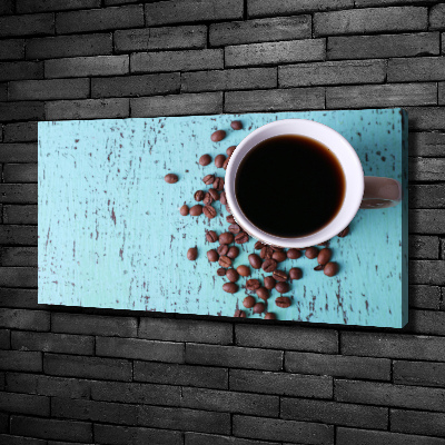 Tableau toile imprimée Café noir