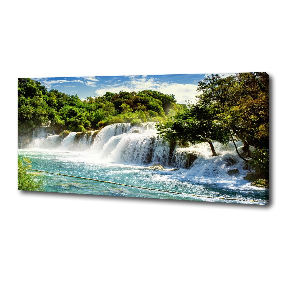 Tableau toile imprimée Chute d'eau de Krka