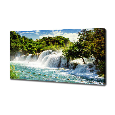 Tableau toile imprimée Chute d'eau de Krka