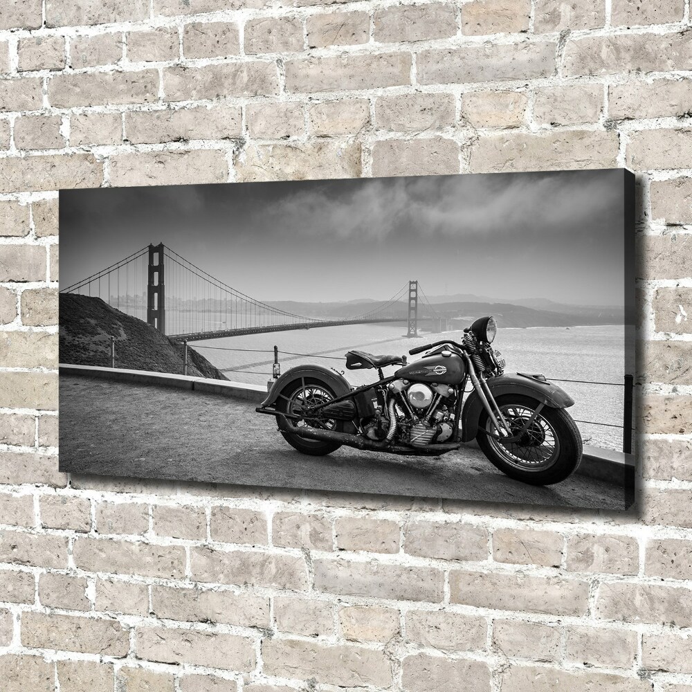 Tableau photo sur toile Moto