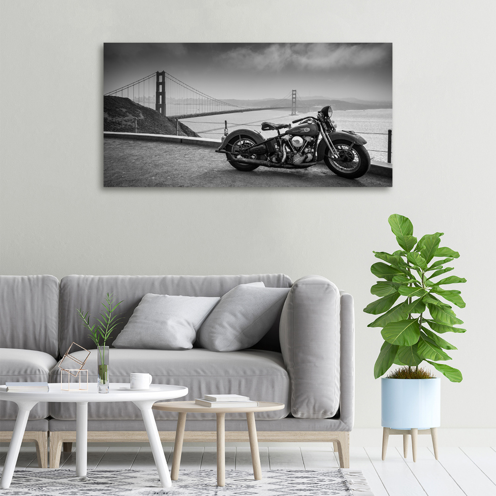 Tableau photo sur toile Moto