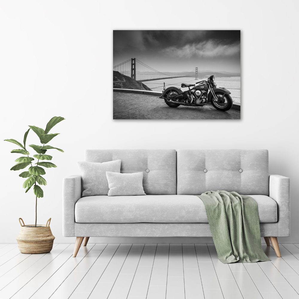 Tableau photo sur toile Moto