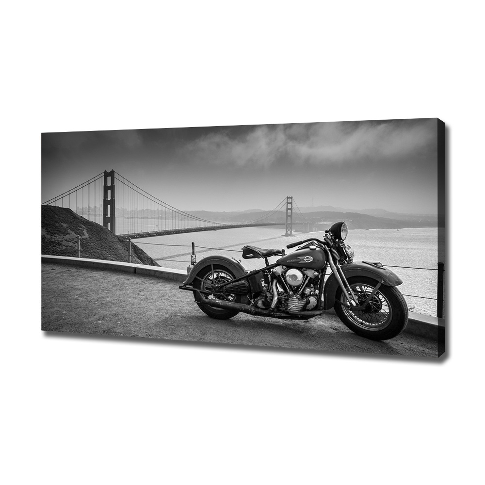 Tableau photo sur toile Moto