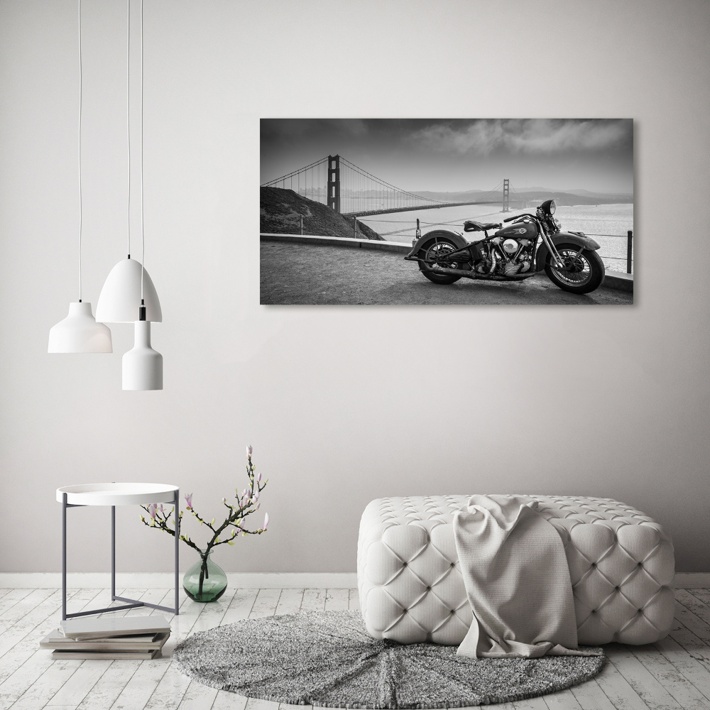 Tableau photo sur toile Moto