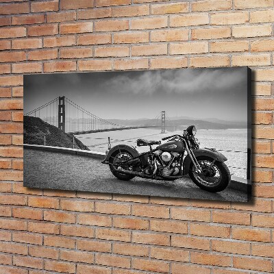 Tableau photo sur toile Moto