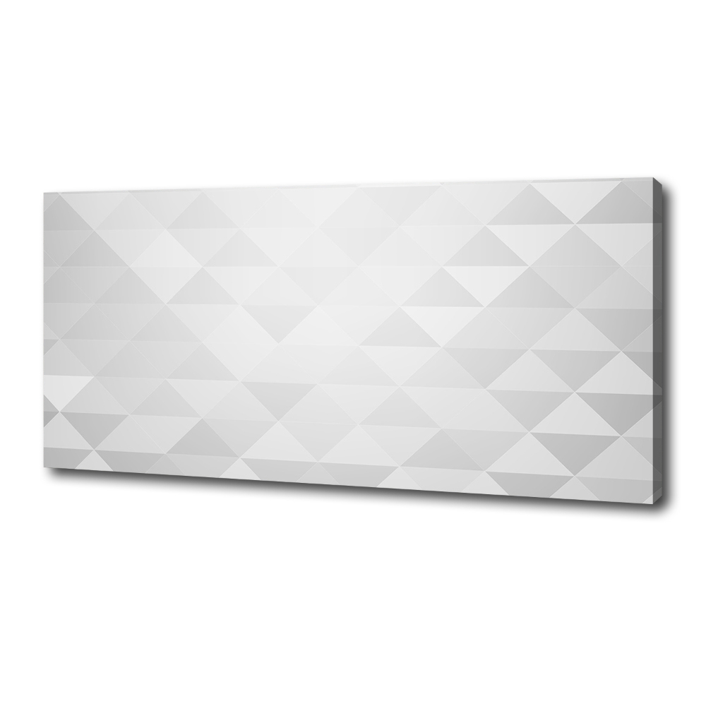 Tableau mural sur toile Triangles blancs