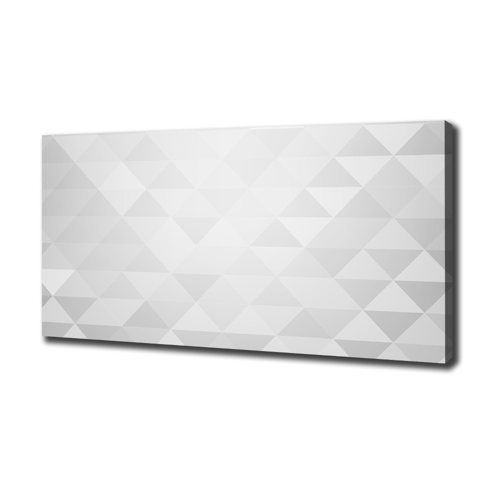 Tableau mural sur toile Triangles blancs