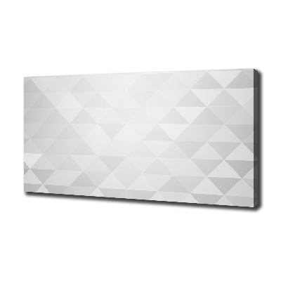 Tableau mural sur toile Triangles blancs