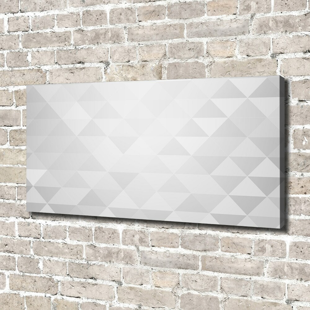 Tableau mural sur toile Triangles blancs