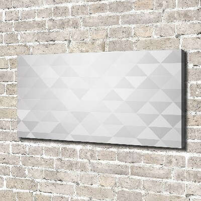 Tableau mural sur toile Triangles blancs