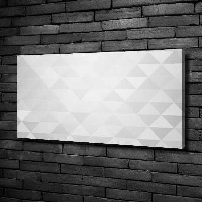 Tableau mural sur toile Triangles blancs