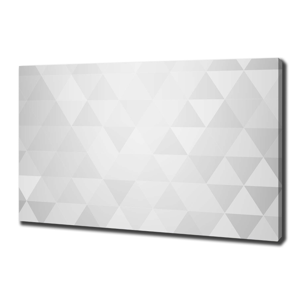 Tableau mural sur toile Triangles blancs