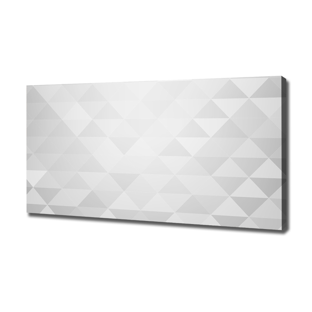 Tableau mural sur toile Triangles blancs