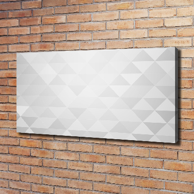 Tableau mural sur toile Triangles blancs