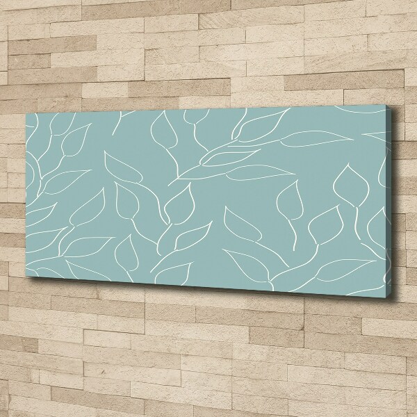 Tableau toile imprimée Motif de feuilles