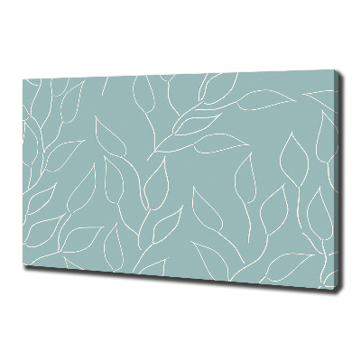 Tableau toile imprimée Motif de feuilles