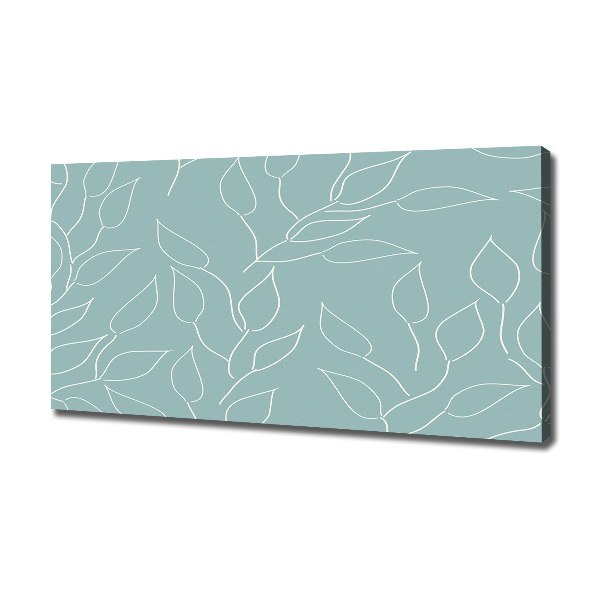 Tableau toile imprimée Motif de feuilles