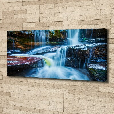 Tableau photo sur toile Chute d'eau tropicale