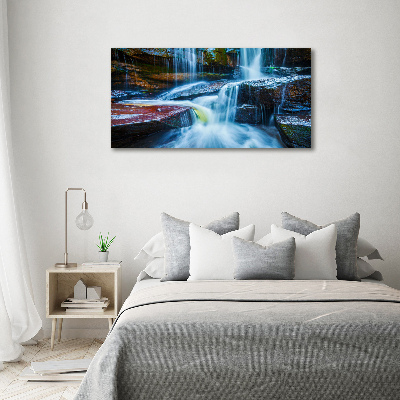 Tableau photo sur toile Chute d'eau tropicale