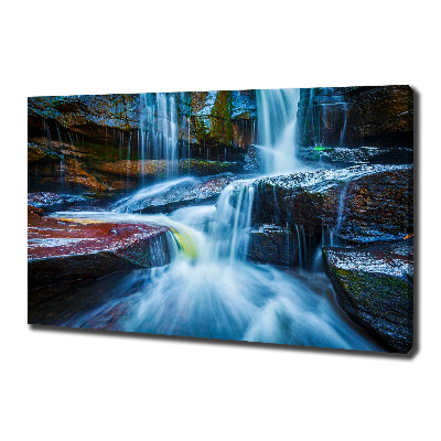 Tableau photo sur toile Chute d'eau tropicale