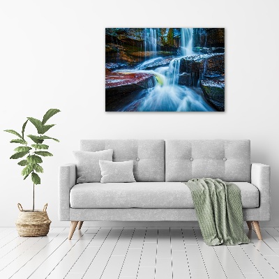 Tableau photo sur toile Chute d'eau tropicale