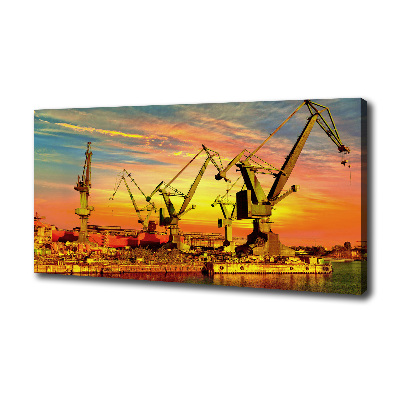 Tableau sur toile Chantier naval de Gdansk