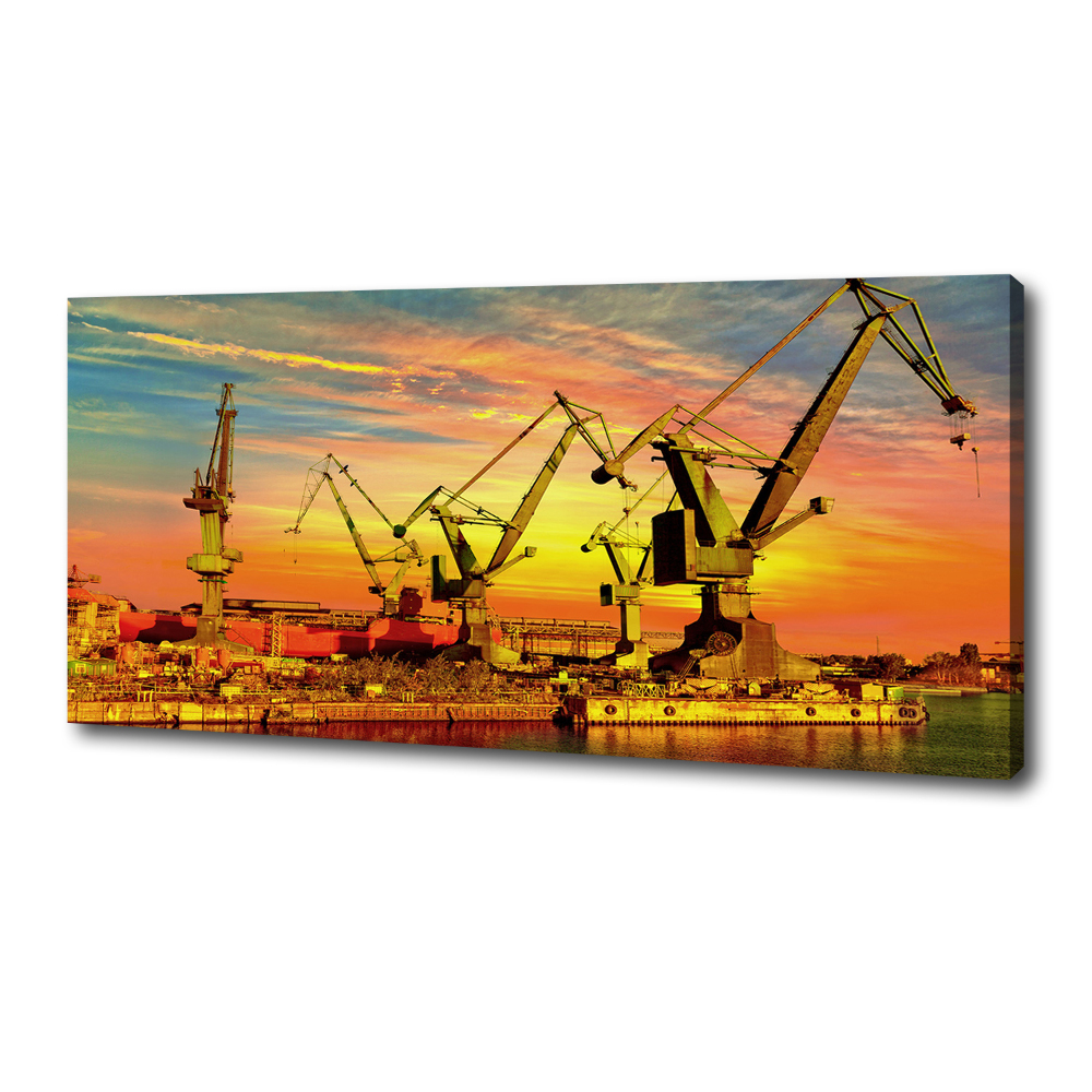 Tableau sur toile Chantier naval de Gdansk