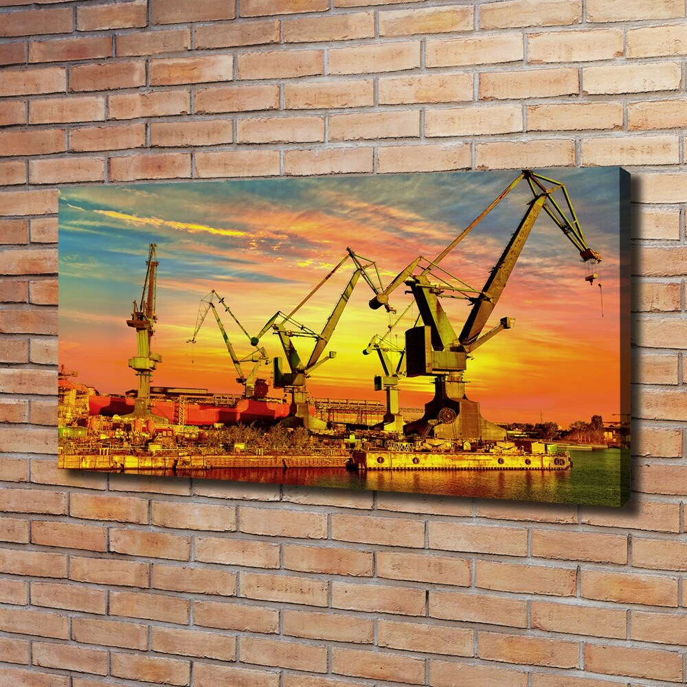 Tableau sur toile Chantier naval de Gdansk