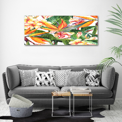 Tableau mural sur toile Fleurs tropicales