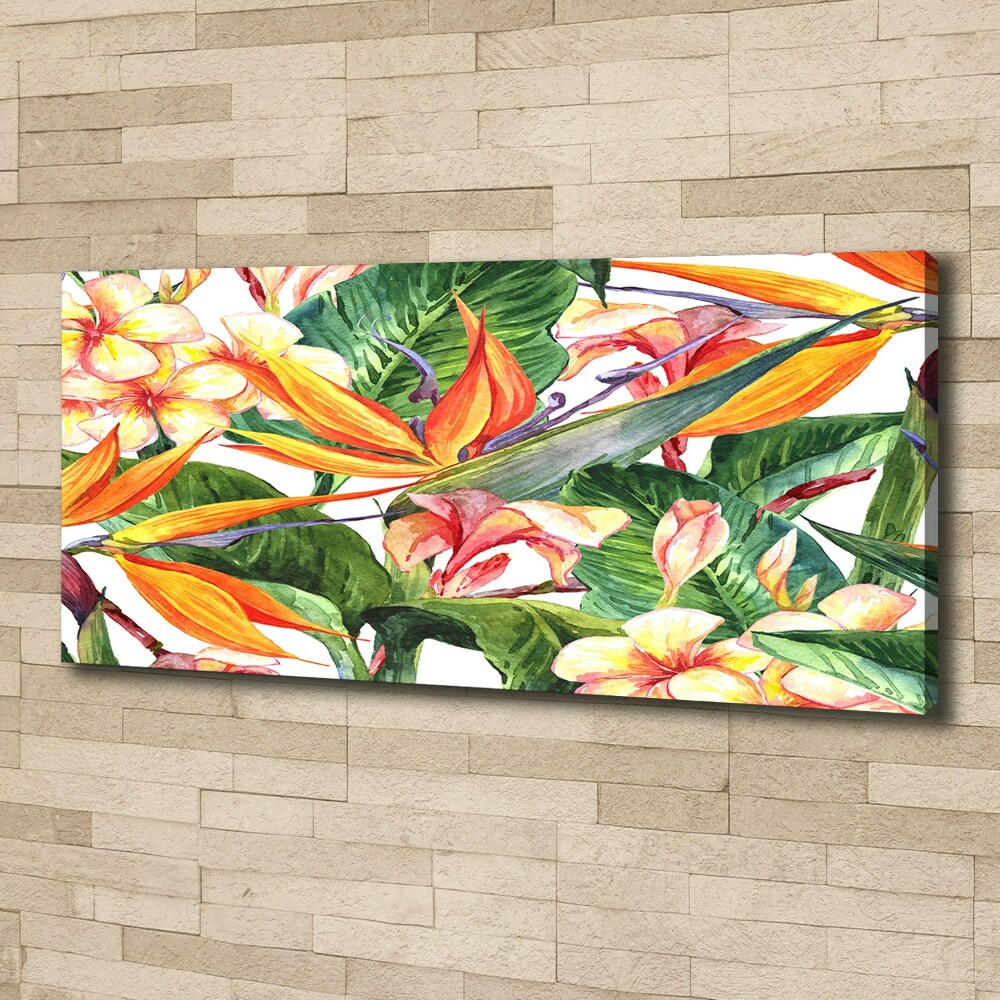 Tableau mural sur toile Fleurs tropicales