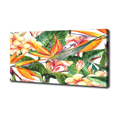 Tableau mural sur toile Fleurs tropicales