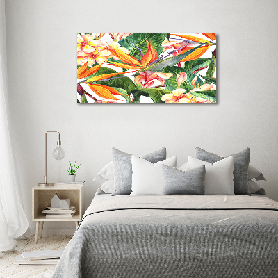 Tableau mural sur toile Fleurs tropicales