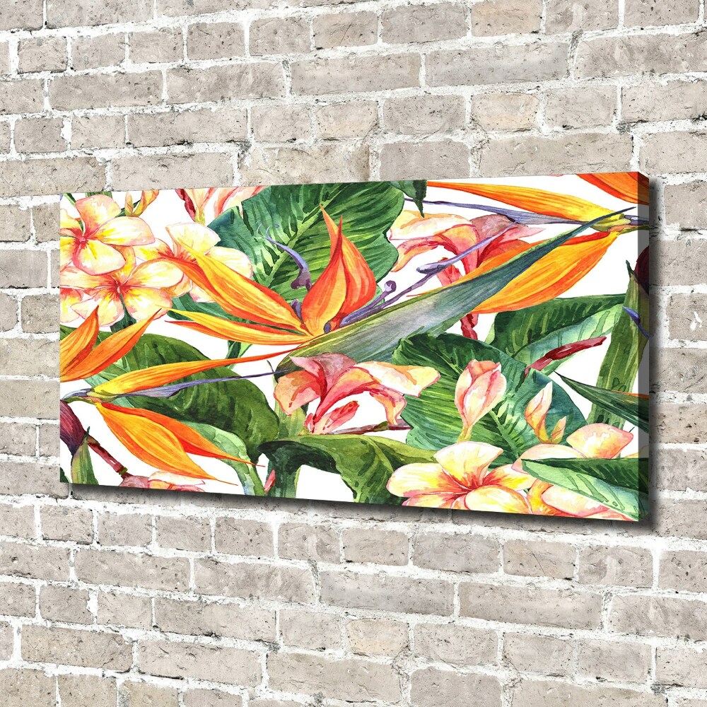 Tableau mural sur toile Fleurs tropicales