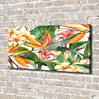 Tableau mural sur toile Fleurs tropicales