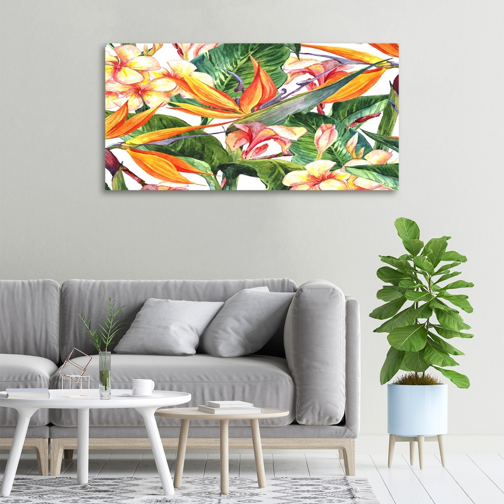 Tableau mural sur toile Fleurs tropicales