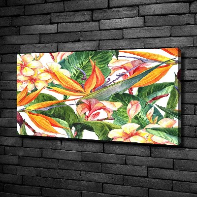 Tableau mural sur toile Fleurs tropicales