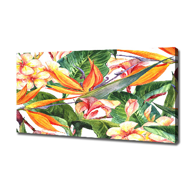 Tableau mural sur toile Fleurs tropicales