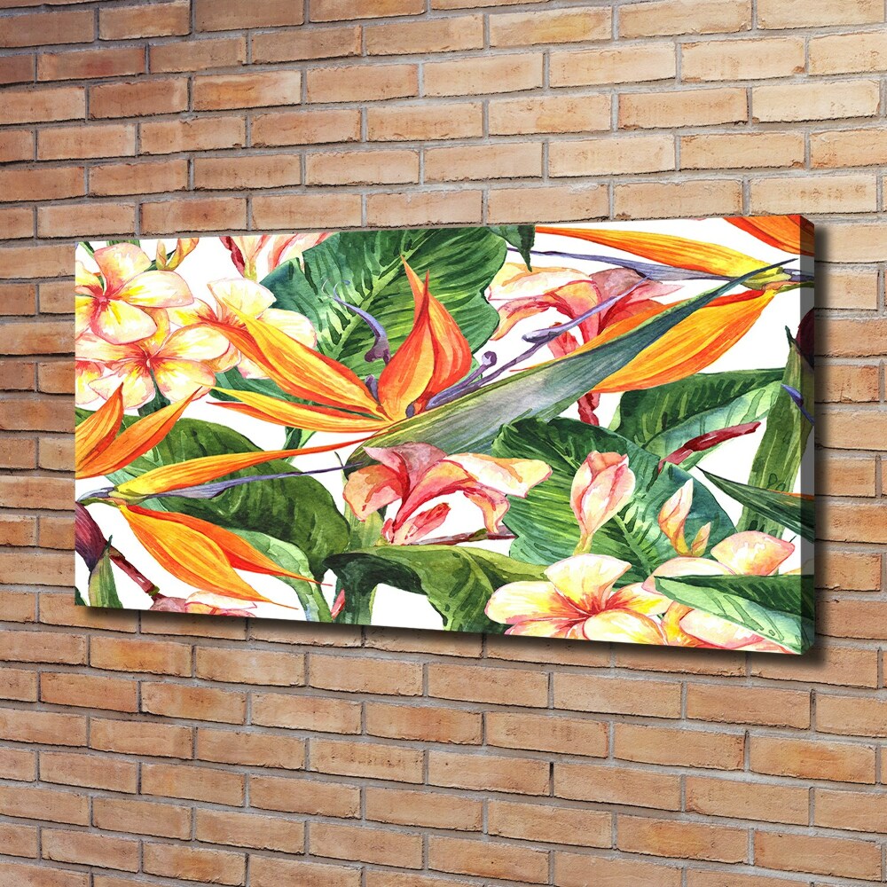 Tableau mural sur toile Fleurs tropicales