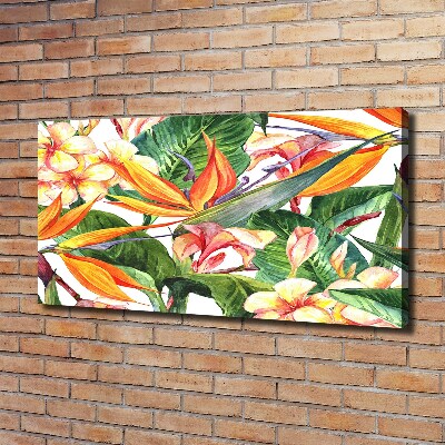 Tableau mural sur toile Fleurs tropicales