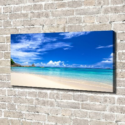 Tableau sur toile Plage exotique