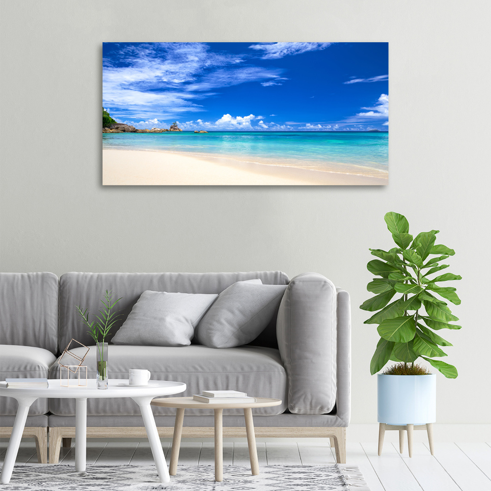 Tableau sur toile Plage exotique