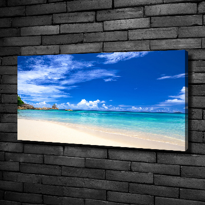 Tableau sur toile Plage exotique