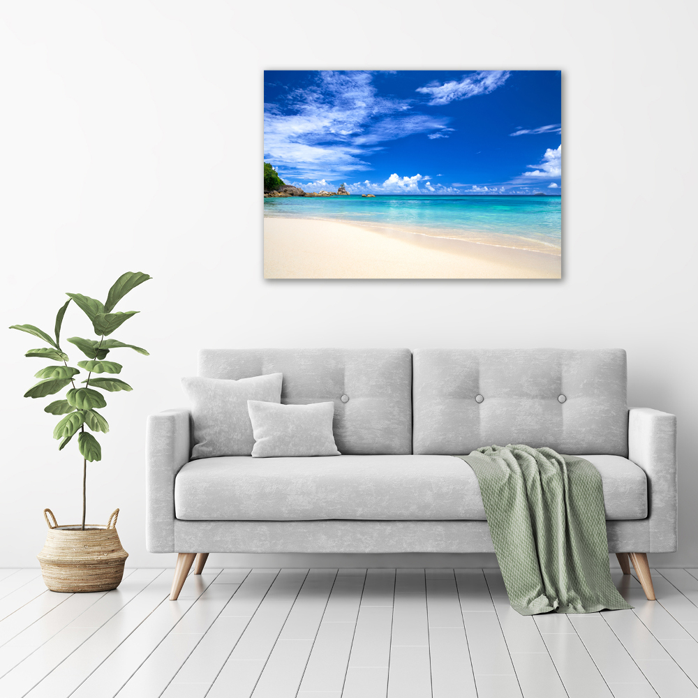 Tableau sur toile Plage exotique