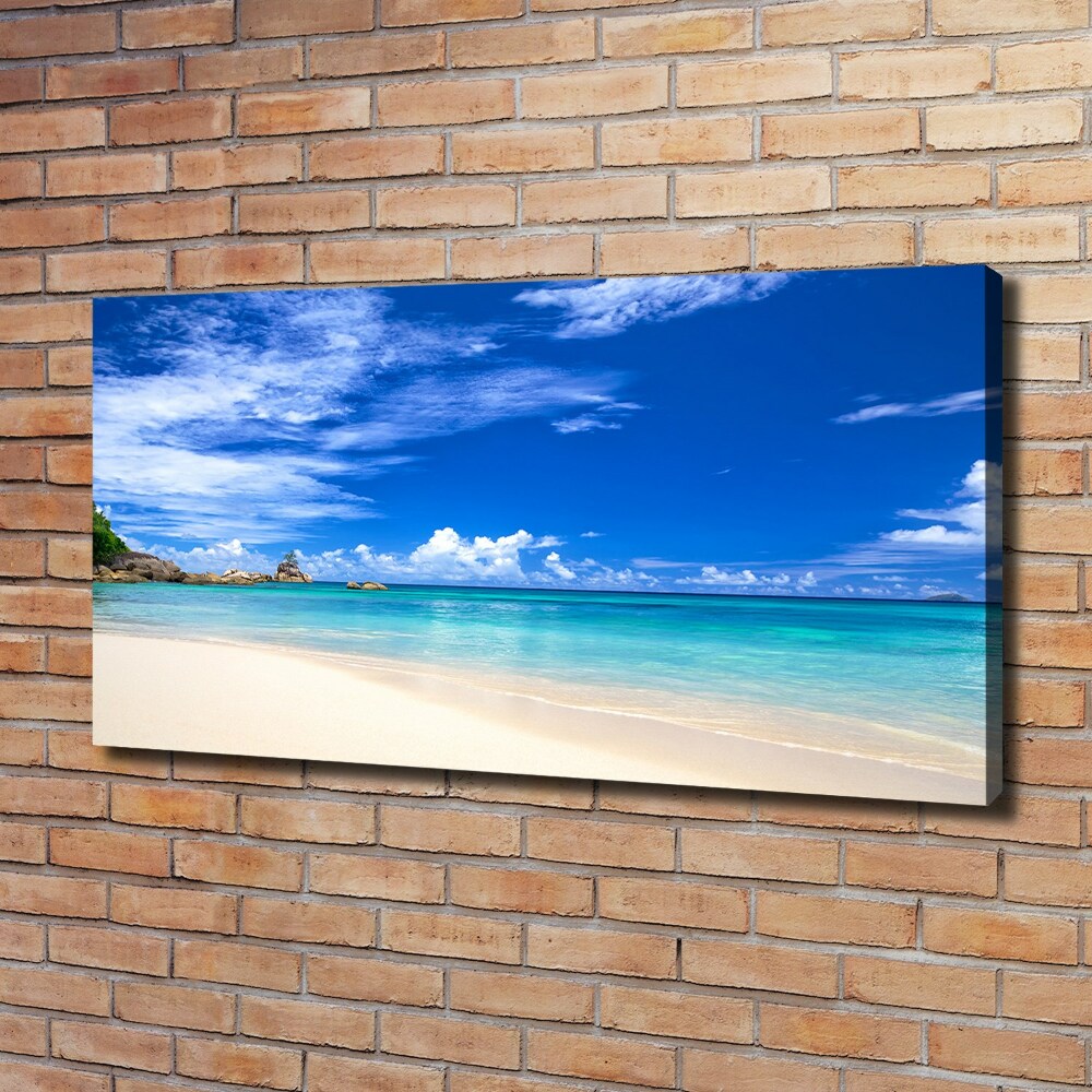 Tableau sur toile Plage exotique