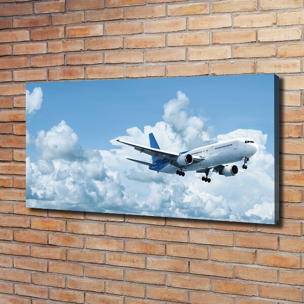 Tableau toile imprimée Avion dans le ciel