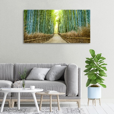 Tableau sur toile Forêt de bambous